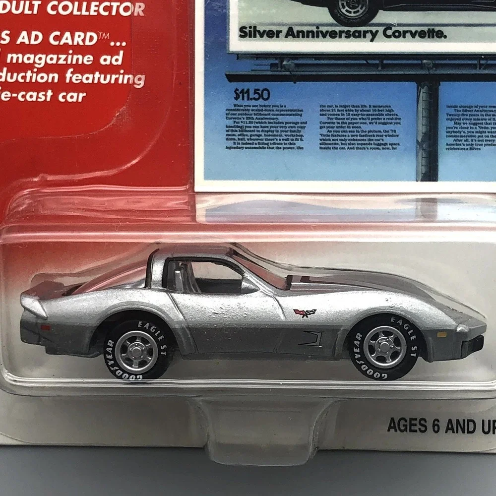 Johnny Lightning Ad Rods 1978 Chevrolet Chevy Corvette Silver Anniv Diecast 1/64